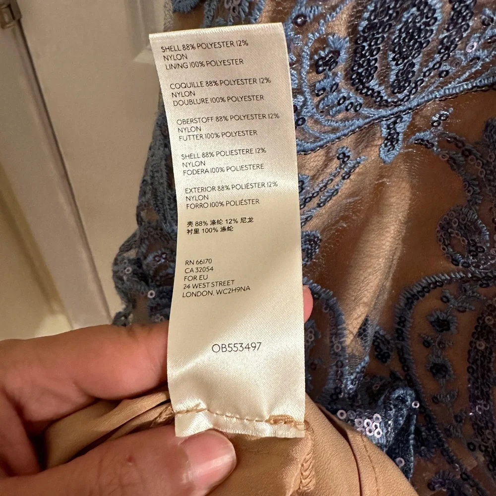 Free People Night Shimmers Mini Dress